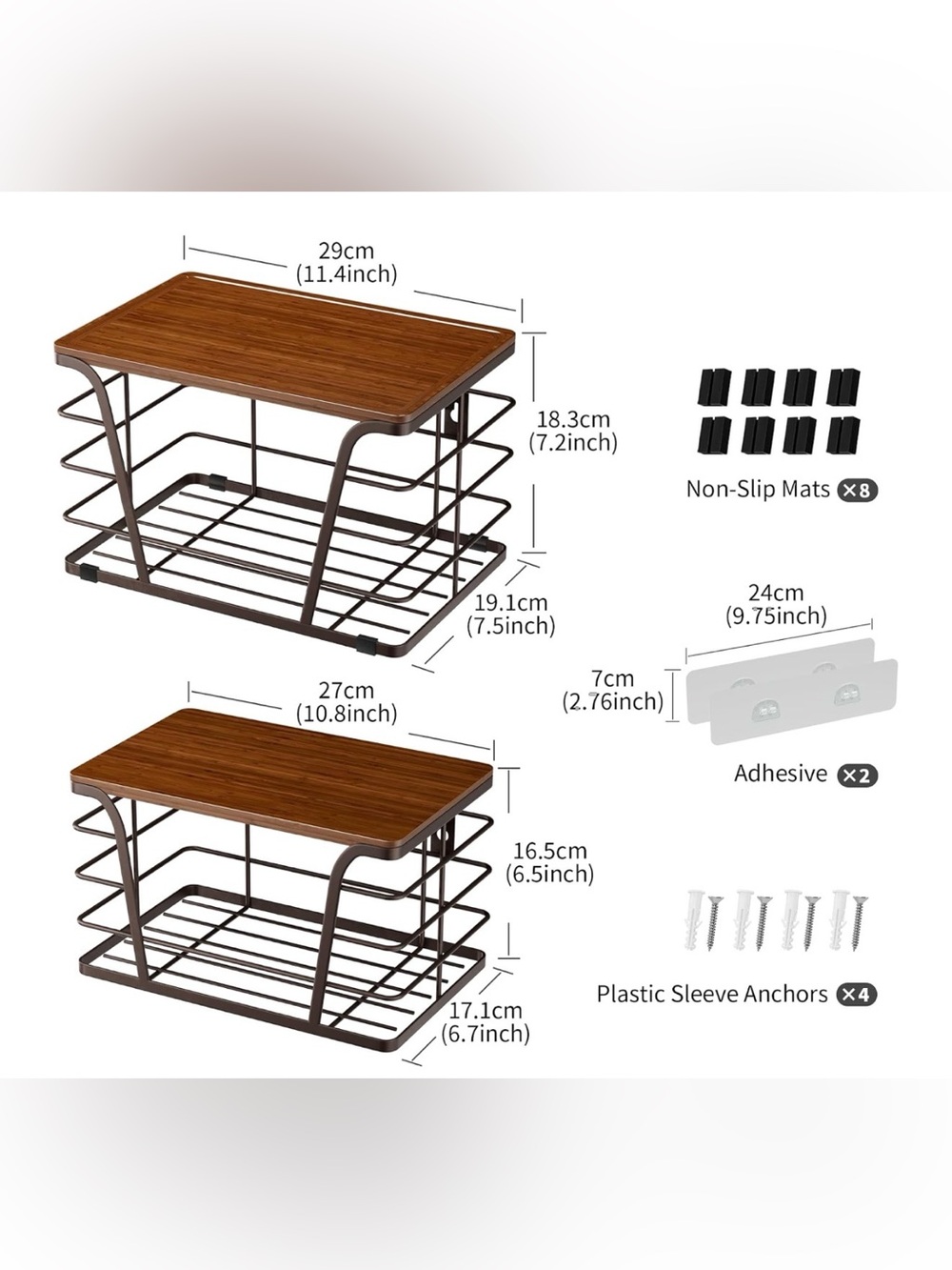 Stackable/Mountable Storage Organizers - Picture 8 of 10